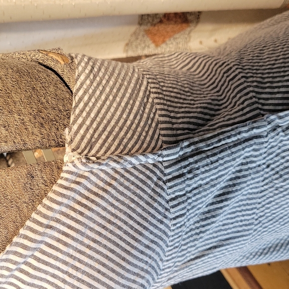 Retro Grey Seersucker Dress - Picture 7 of 11